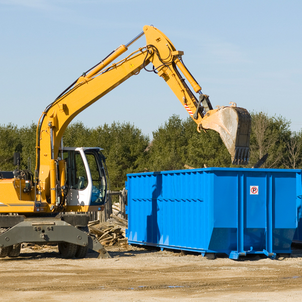 are there any restrictions on where a residential dumpster can be placed in Schellsburg PA